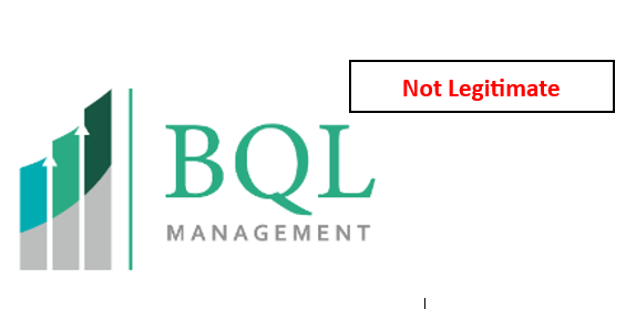 BQL Management fake logo sample