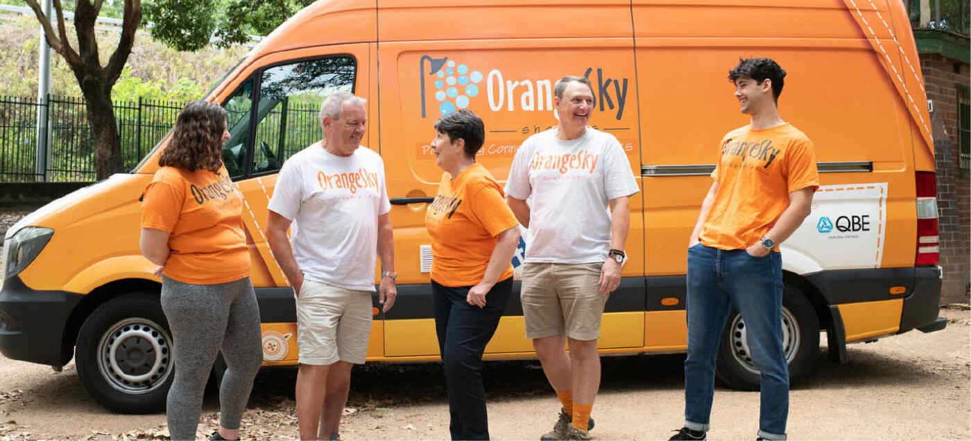 orange sky co owners helping people in need.